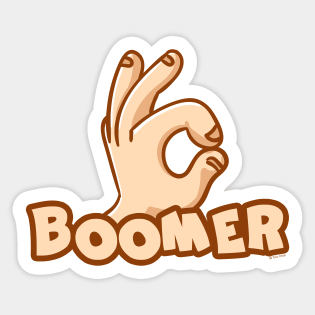 OK Boomer Sticker by Cosmo Gazoo